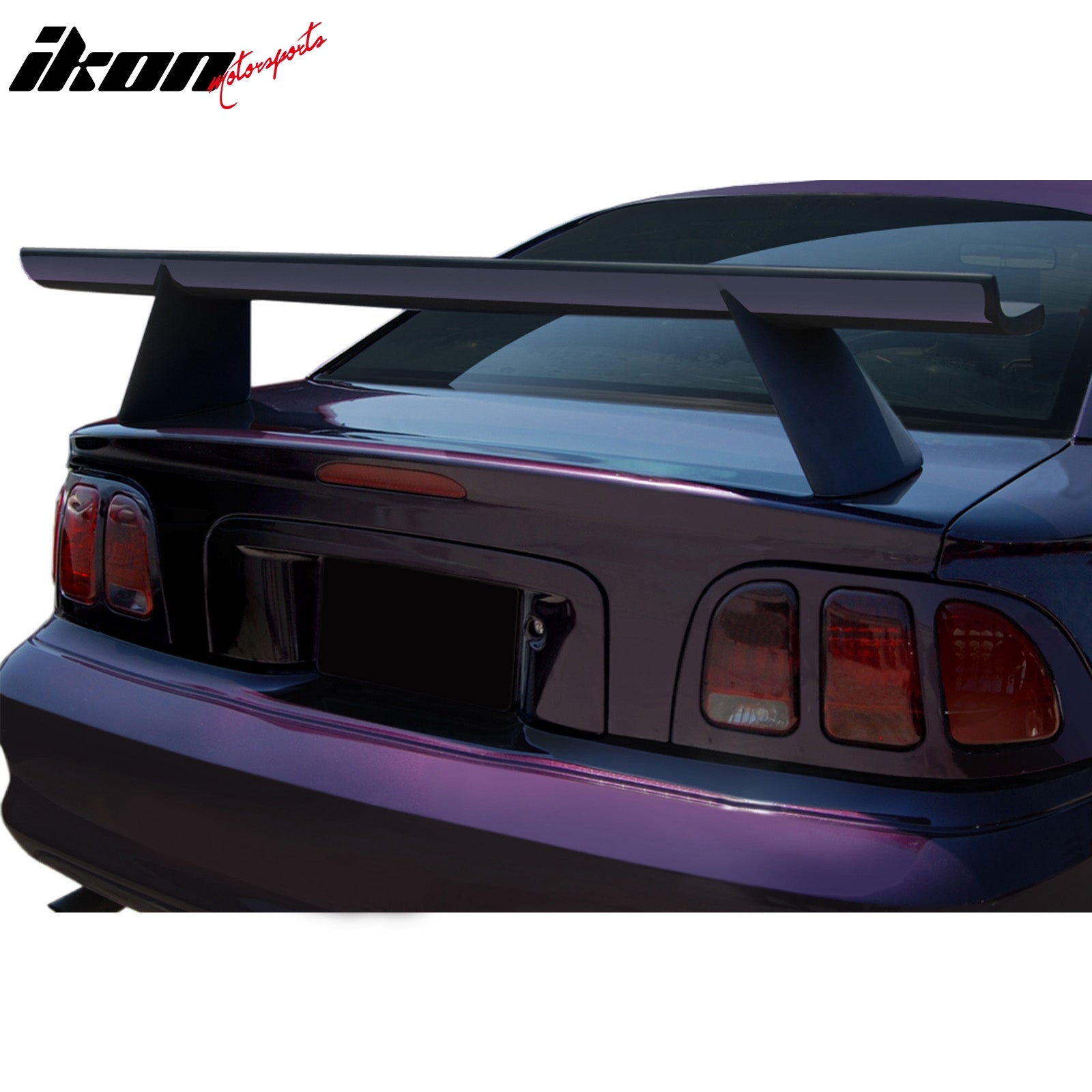 IKON MOTORSPORTS, Trunk Spoiler Compatible with 1994-1998 Ford Mustang ...