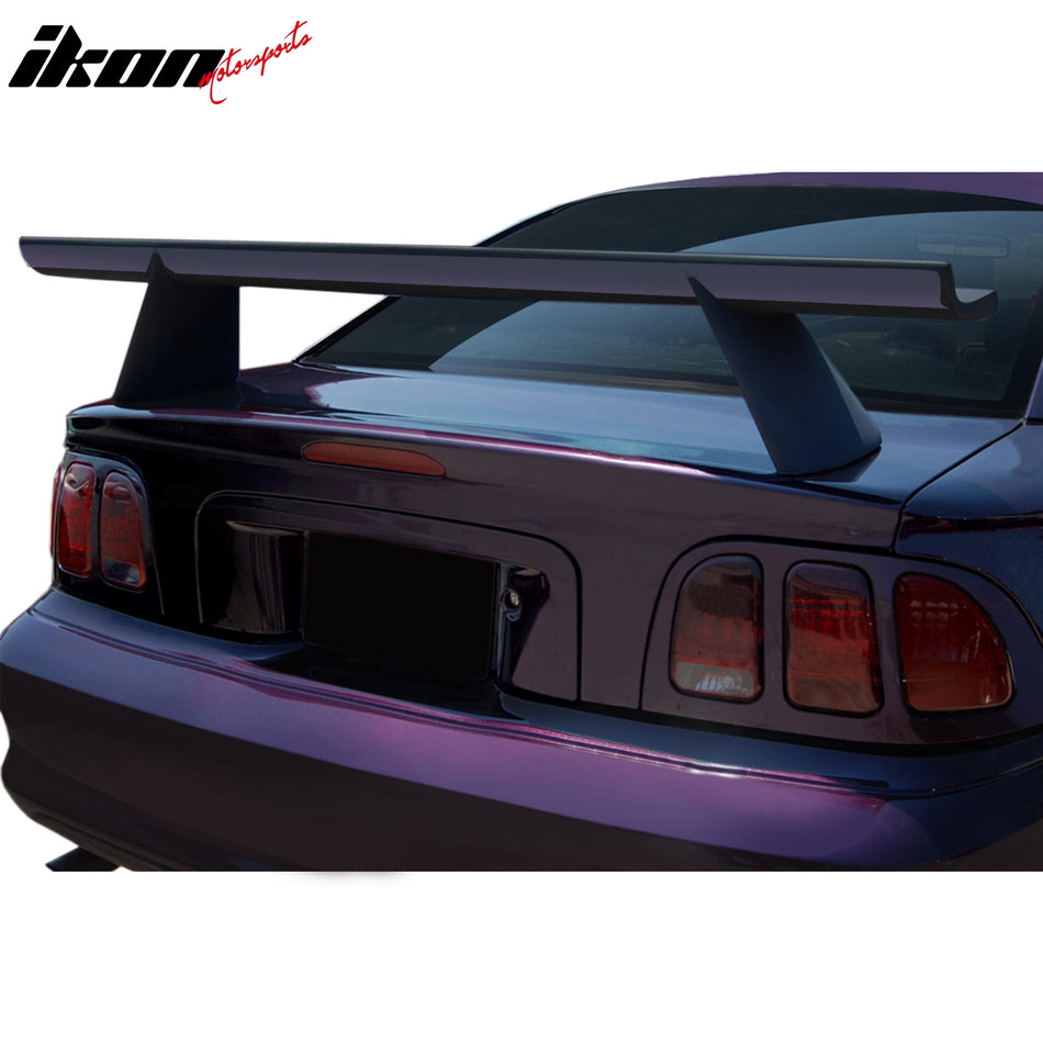 1994-1998 Ford Mustang Custom Hi-Rise Style Trunk Spoiler Wing Lip