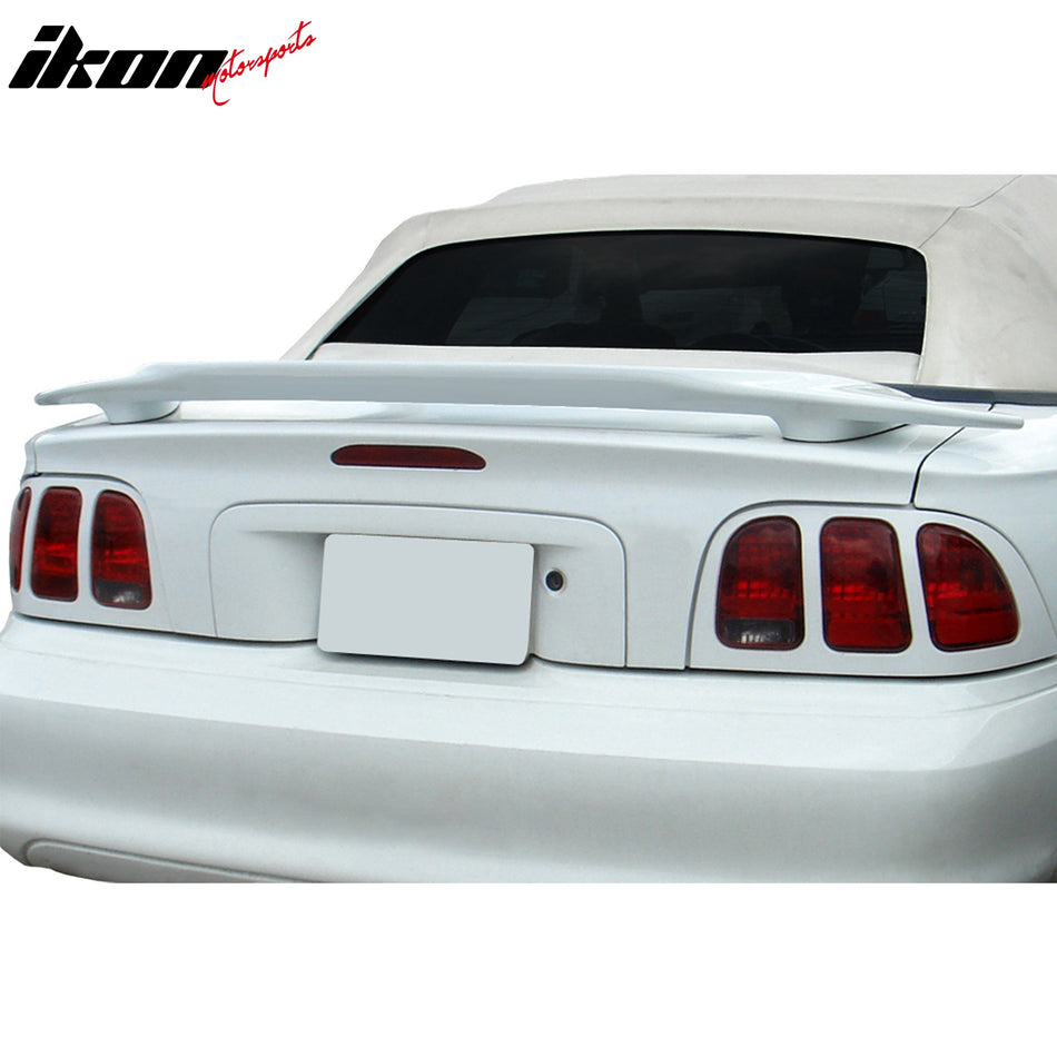 1994-1998 Ford Mustang OE Style Gray Primer Trunk Spoiler Wing Lip