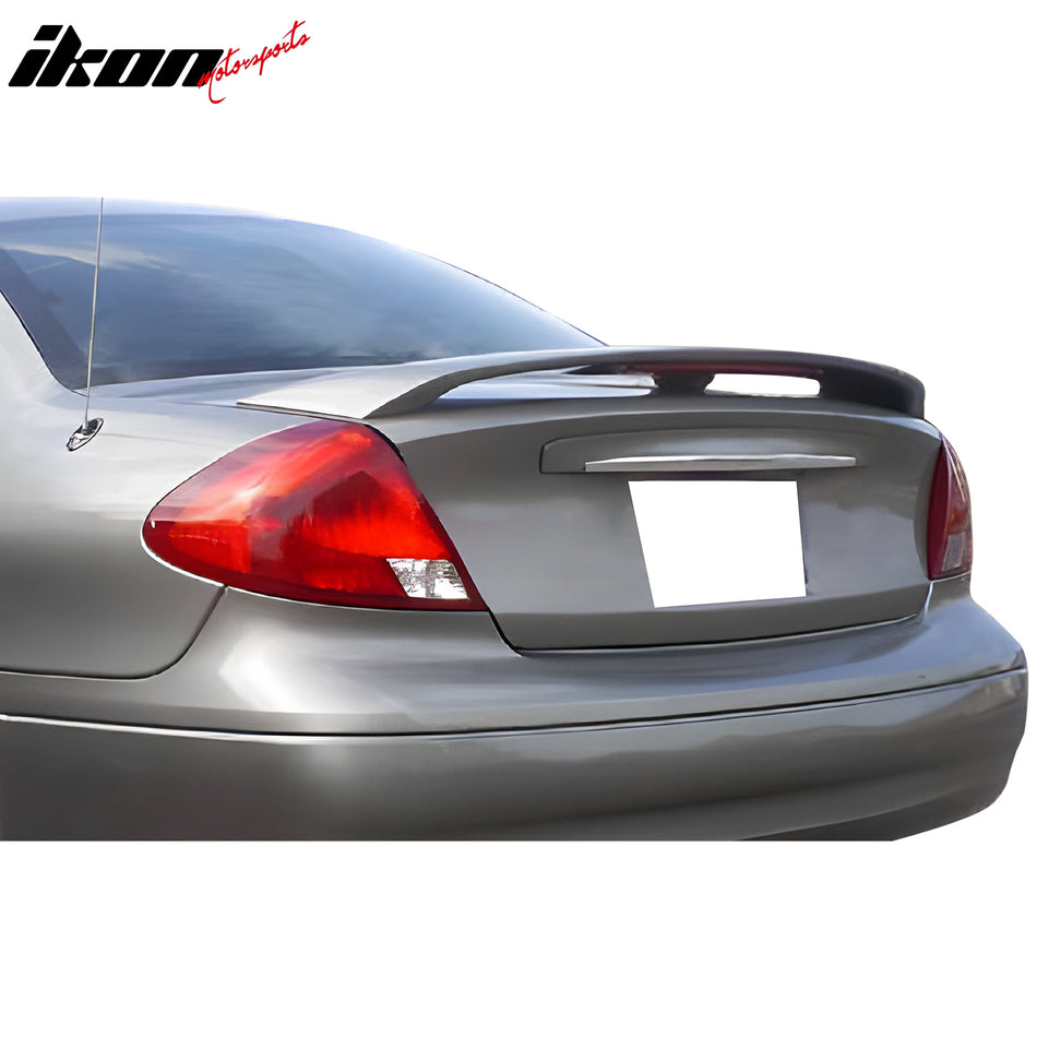 2000-2007 Ford Taurus OE Style Unpainted Trunk Spoiler Wing Lip W/ LED