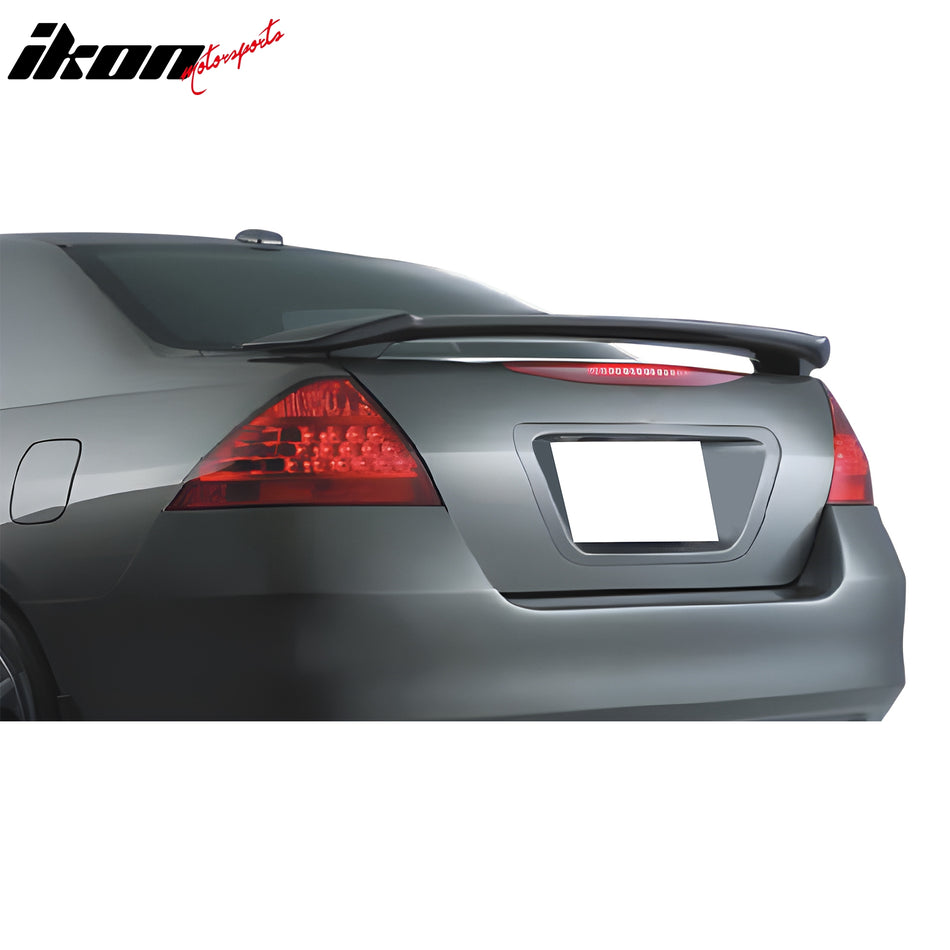2006-2007 Honda Accord 4Dr OE Style Gray Primer Trunk Spoiler Wing Lip