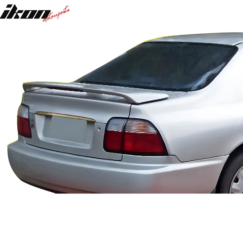 1994-1997 Honda Accord OE Style Gray Primer Trunk Spoiler Wing w/ LED