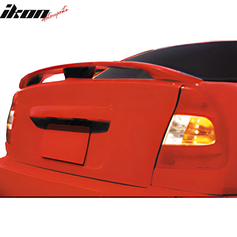 2000-2002 Hyundai Accent 4Dr OE Style Trunk Spoiler Wing Lip w/ LED