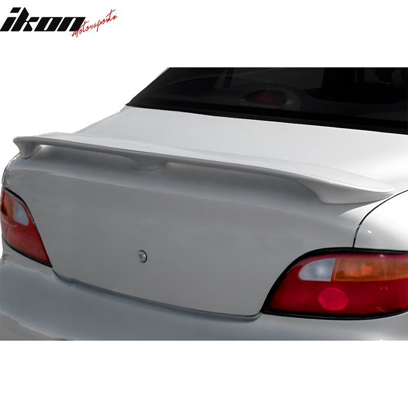 1996-1998 Hyundai Elantra OE Style Gray Primer Trunk Spoiler Wing Lip