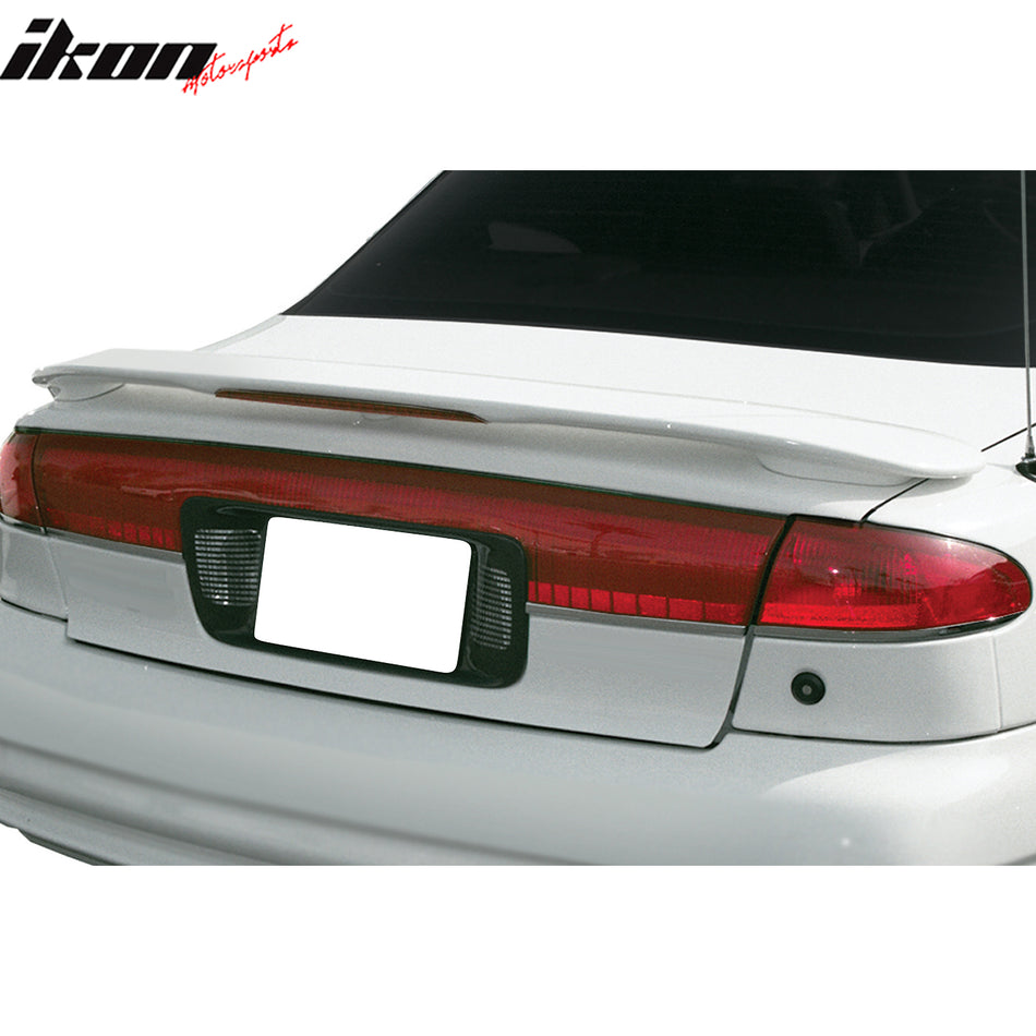 1995-2000 Mercury Mystique OE Gray Primer LED Trunk Spoiler Fiberglass