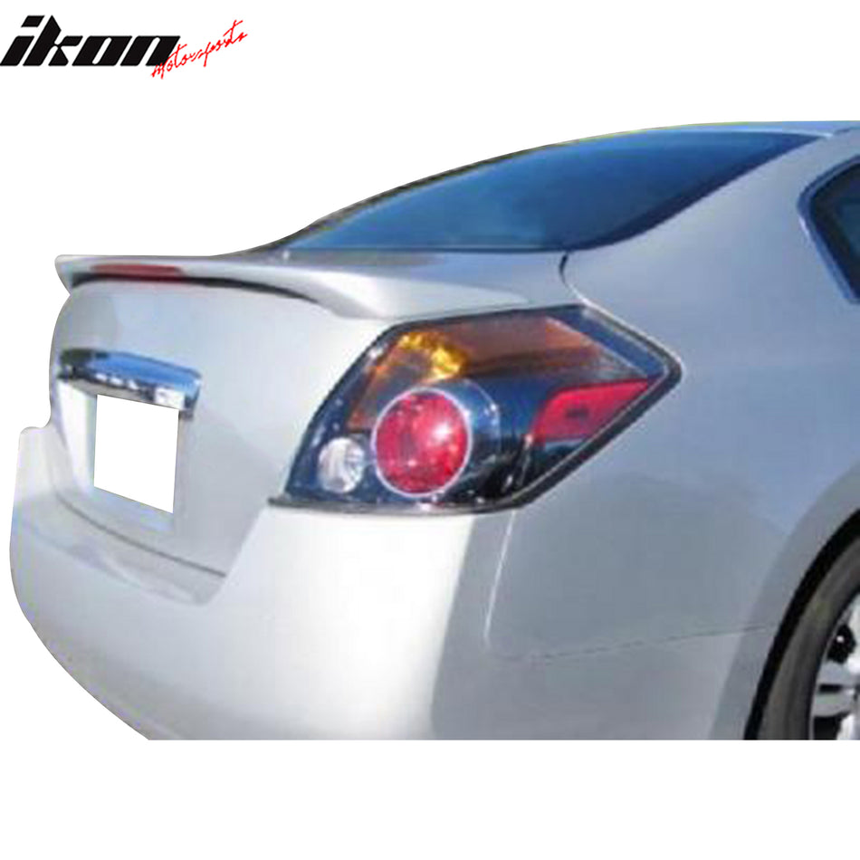 2007-2012 Nissan Altima OE Gray Primer Trunk Spoiler W/ LED Fiberglass