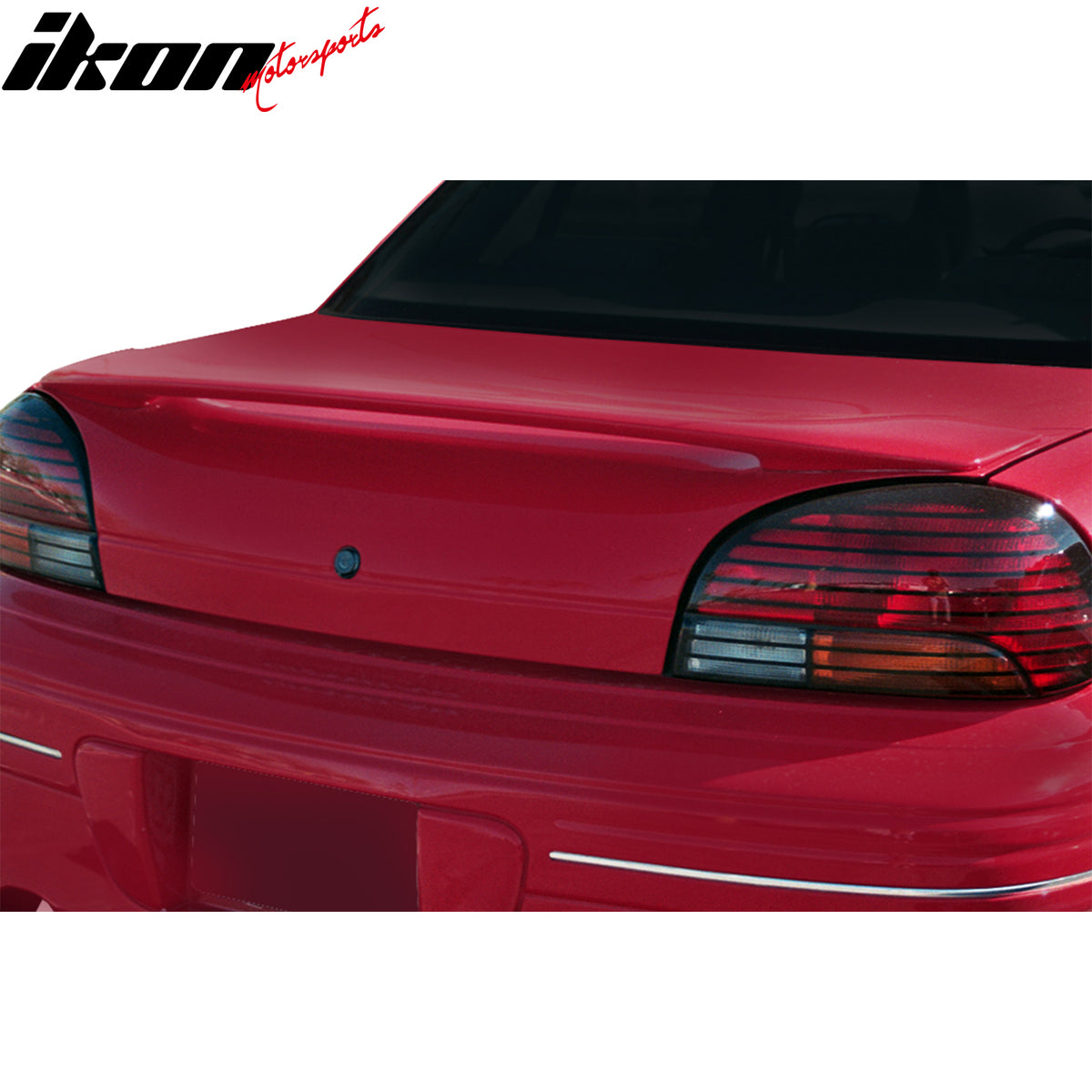 Car Grand Am Rear IKON MOTORSPORTS, Trunk Spoiler Compatible with 1996-1998 Pontiac Grand ...