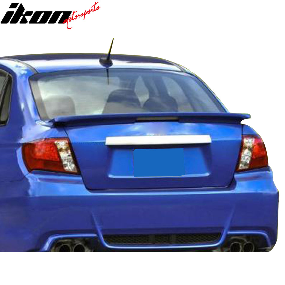 2008-2014 Subaru Impreza/WRX OE Style Gray Primer Trunk Spoiler W/LED