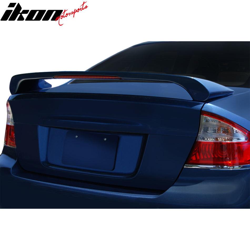 2005-2009 Subaru Legacy OE Style Gray Primer Trunk Spoiler W/LED FRP