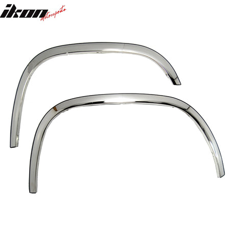 For 04-12 Chevy Colorado Canyon Stainless Steel Mirror Finish Wheel Fender Flare