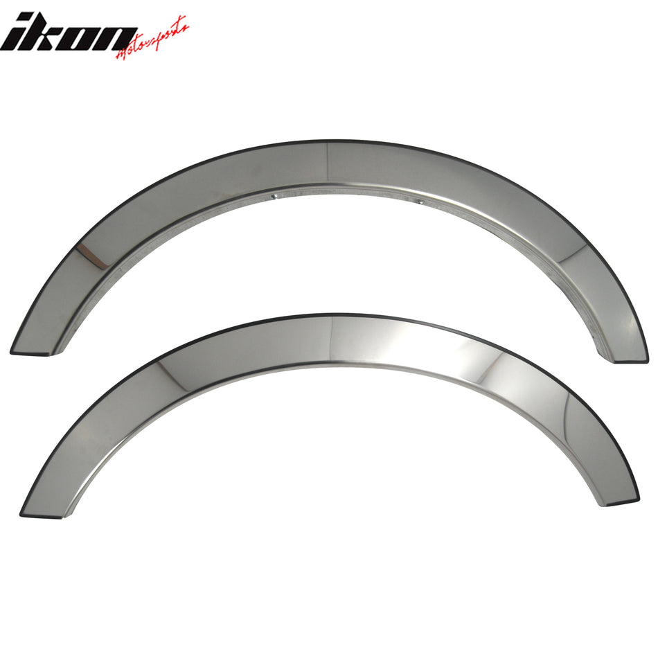 2004-2014 Ford F-150 Fender Flares Wheel Stainless Steel Polished