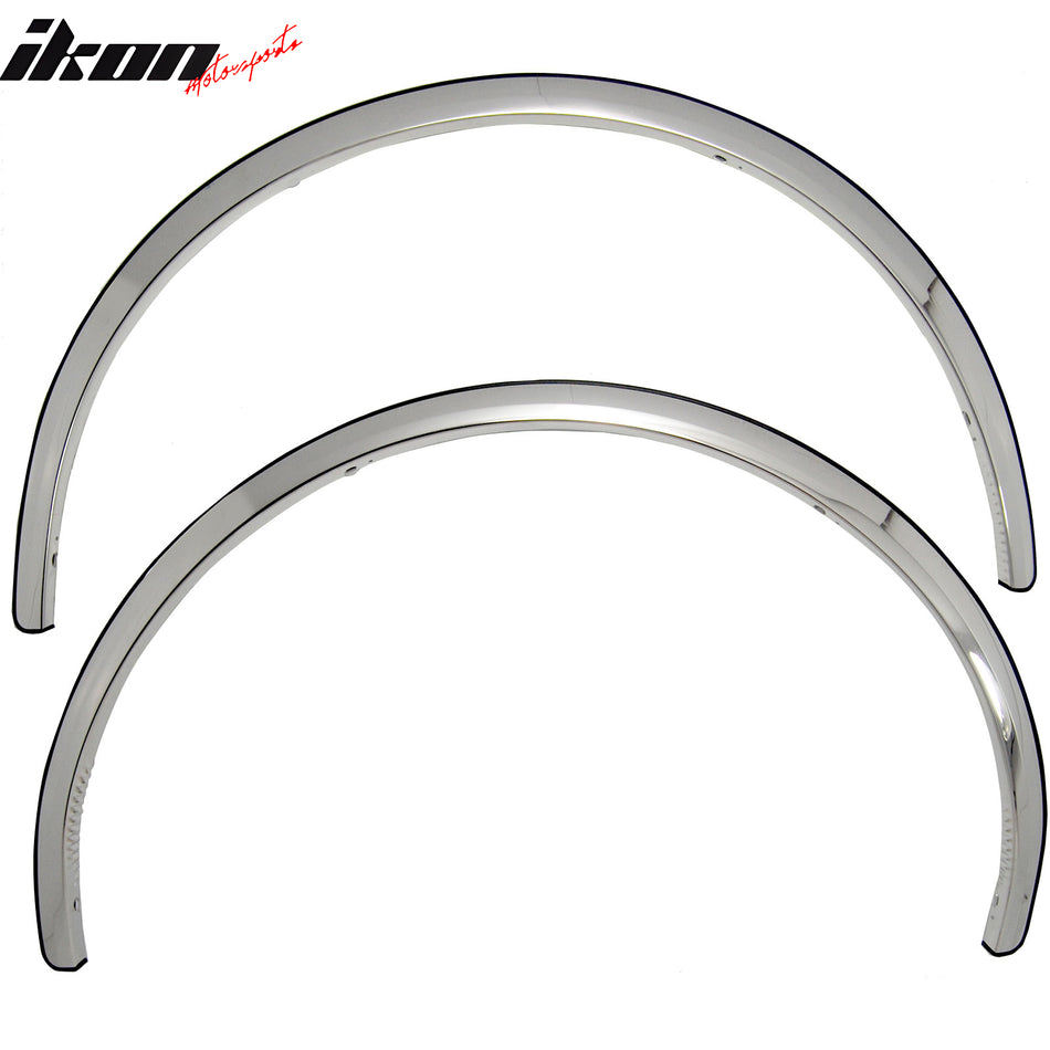 2005-2009 Ford Mustang Fender Flares Cover Polished Stainless Steel