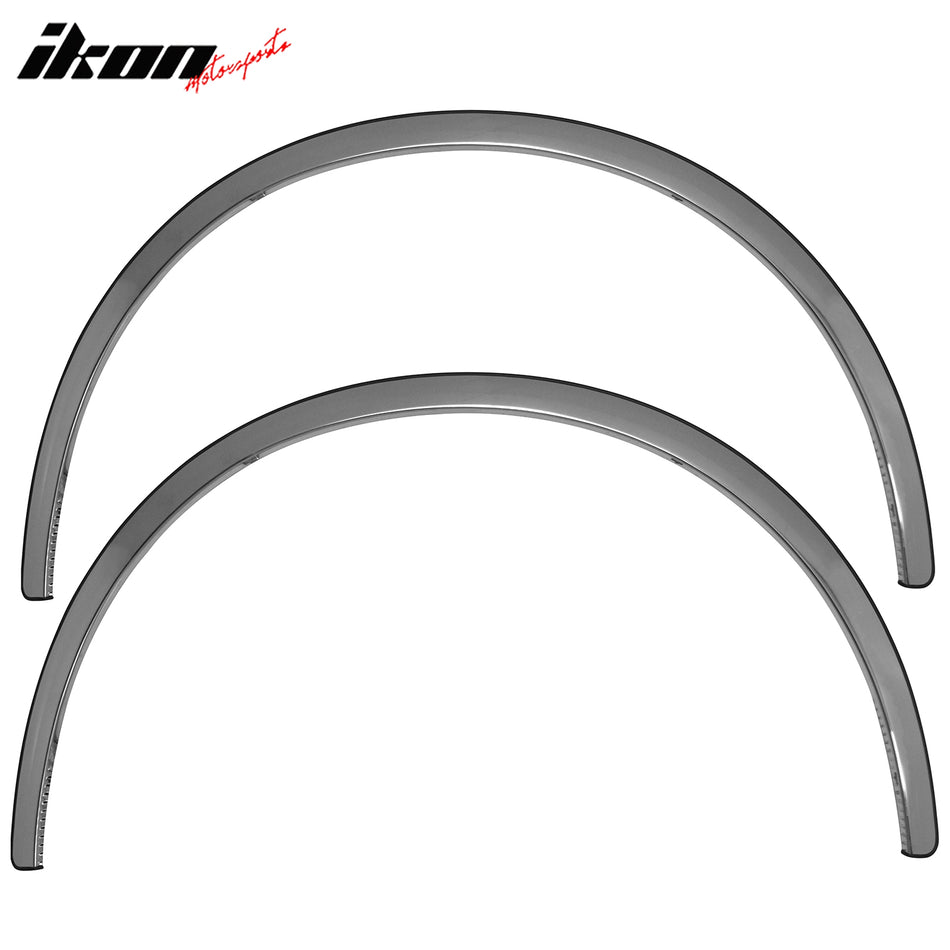 2010-2014 Ford Mustang Fender Flare Arch Trim Stainless Steel Polished