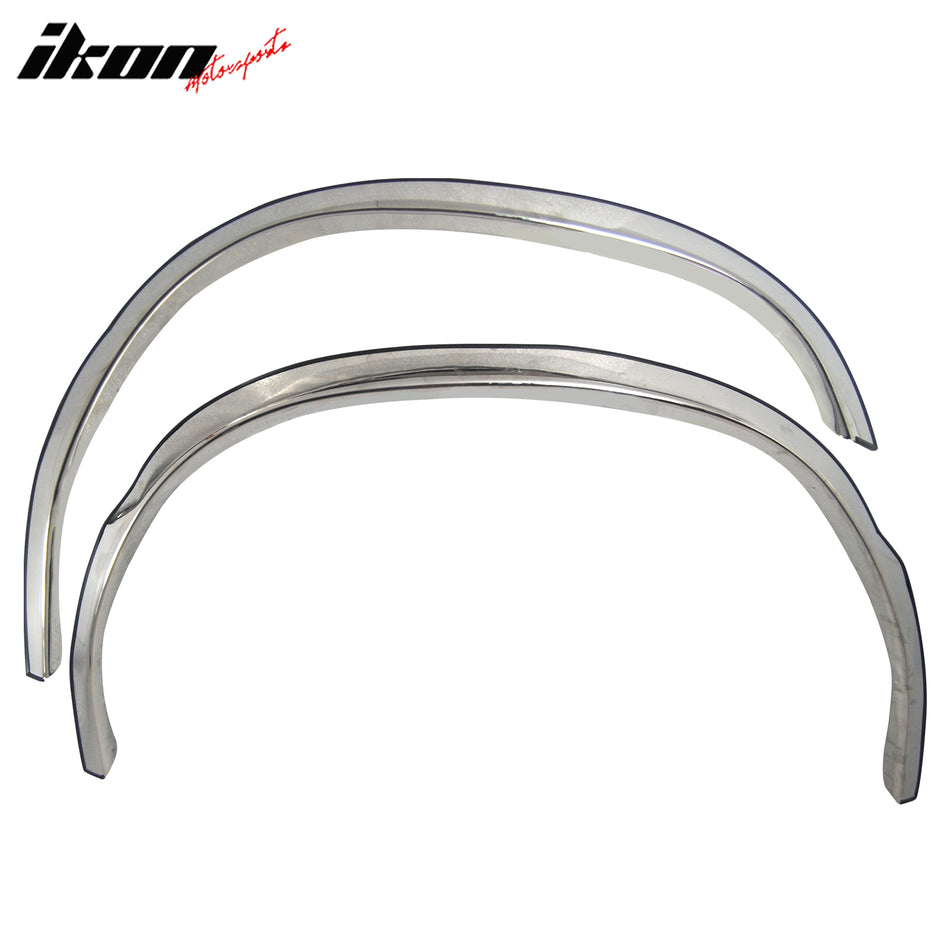 1992-1996 Ford Full Size Van Stainless Steel Fender Flares Long Arches