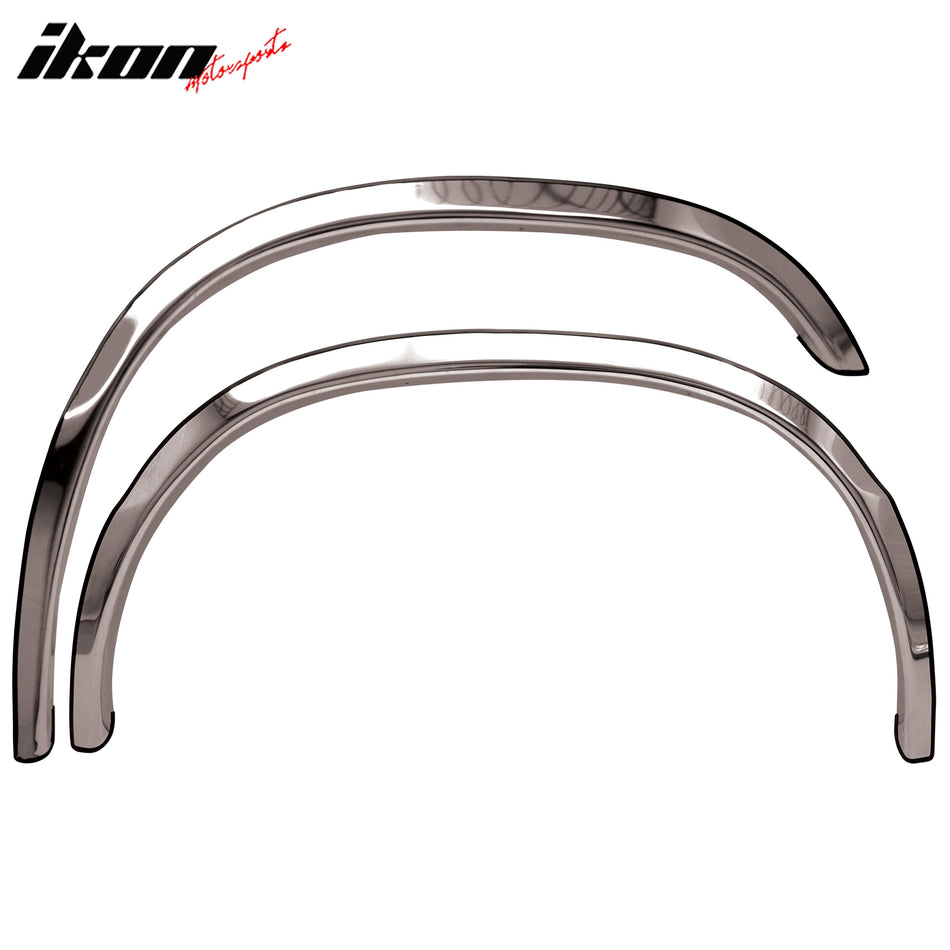 1992-1996 Ford Full Size Van Stainless Steel Fender Flare Short Arches