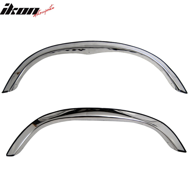 1996-2004 Nissan Pathfinder Fender Flares Stainless Steel Polished