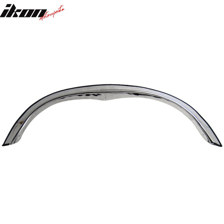 IKON MOTORSPORTS, Fender Flares Compatible With 1996-2004 Nissan Pathfinder, Mirror Finish Wheel Arch Edge Trim Cover Stainless Steel Extra Wide Body Guard Kit