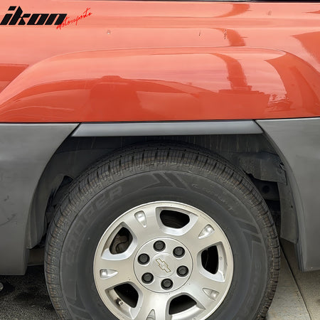 Fits 2002-2006 Chevy Avalanche 1500 2500 Dark Gray Side Fender Trims ABS 4PCS
