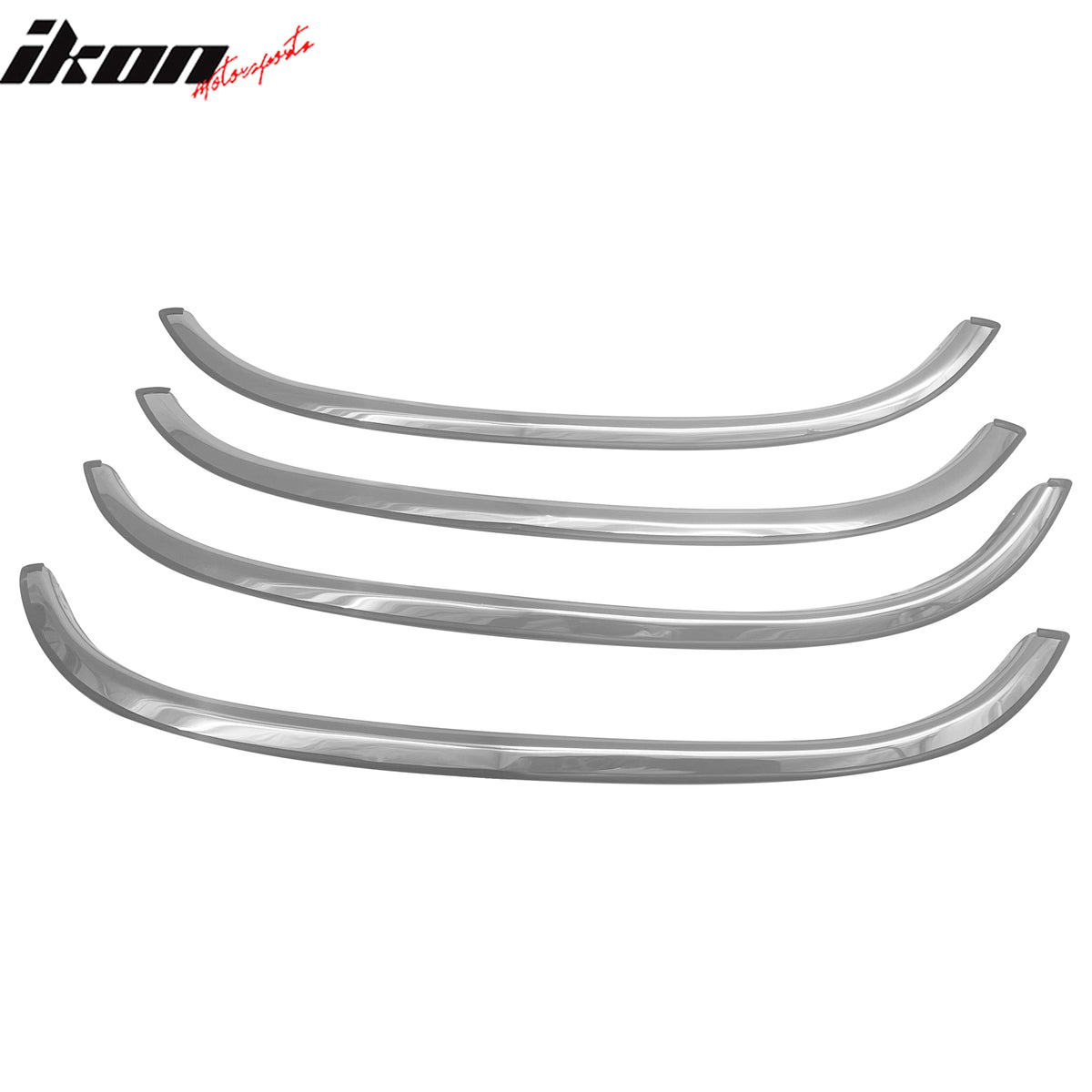 IKON MOTORSPORTS, Fender Flares Compatible With 1999-2006 Chevrolet Silverado & GMC Sierra & 2000-2006 Chevrolet Suburban & 2002-2006 Chevrolet Avalanche, Chrome ABS Wheel Covers