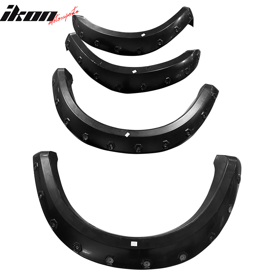 1997-2003 Ford F-150 Rivet Bolt Style Wheel Fender Flares Smooth ABS