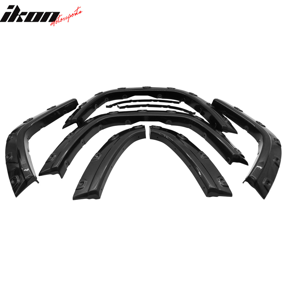 2011-2016 Jeep Grand Cherokee WK2 Rivet/Bolt Style Fender Flares ABS