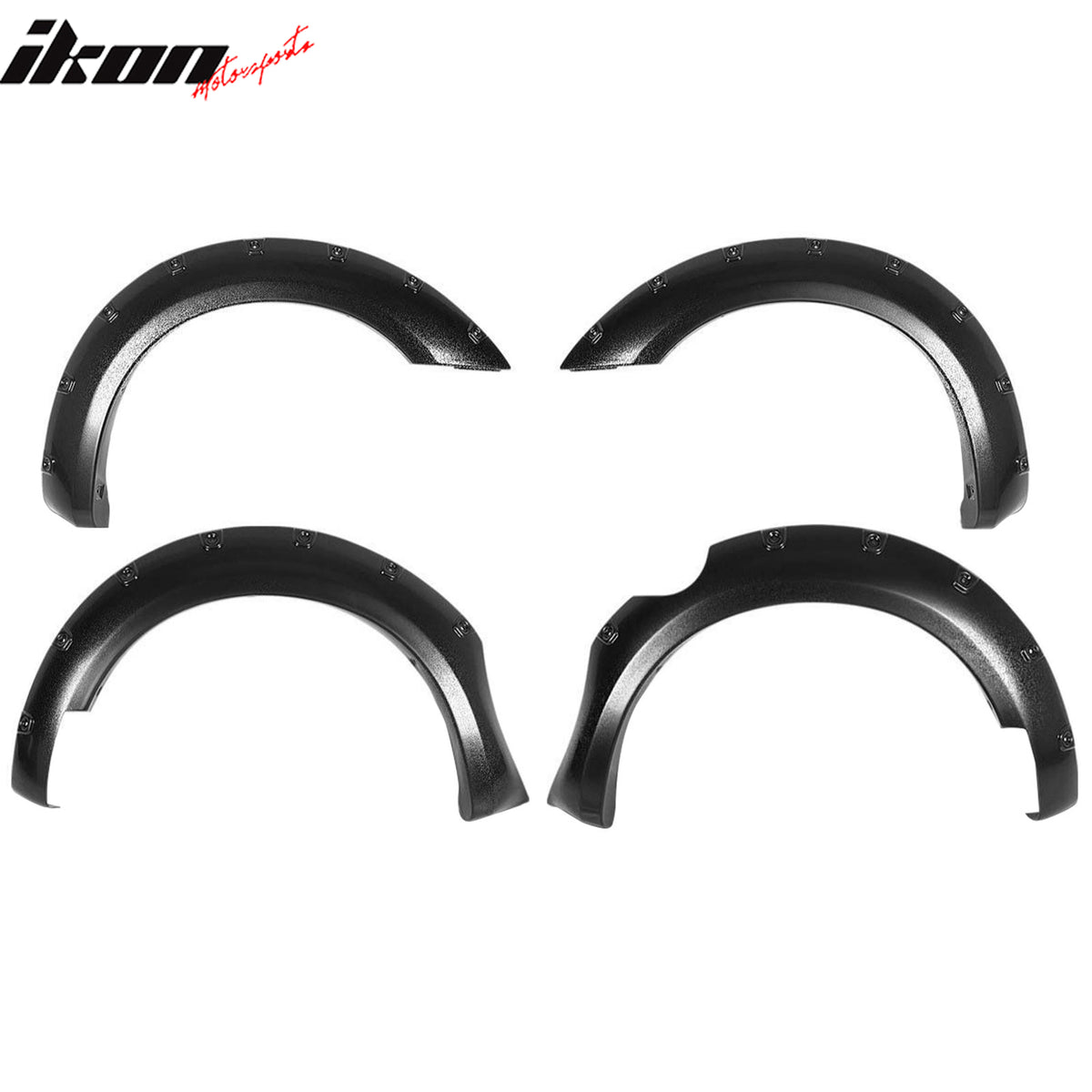 Fits 05-21 Nissan Frontier 60" Short Bed Pocket Riveted Style Fender Flares ABS
