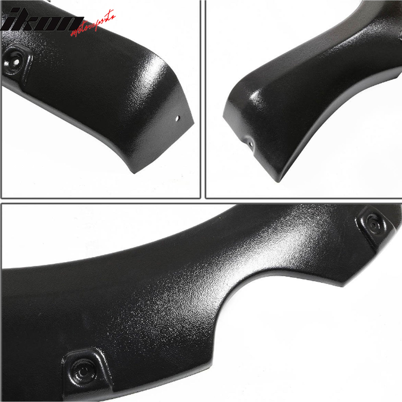 Fits 05-21 Nissan Frontier 60" Short Bed Pocket Riveted Style Fender Flares ABS