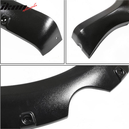 Fits 05-21 Nissan Frontier 60" Short Bed Pocket Riveted Style Fender Flares ABS