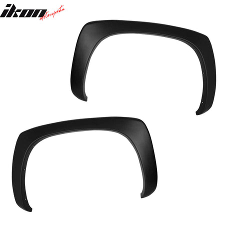 Clearance! Fits 99-06 Chevy Silverado Black Bolt Style Fender Flares Covers 4PCS