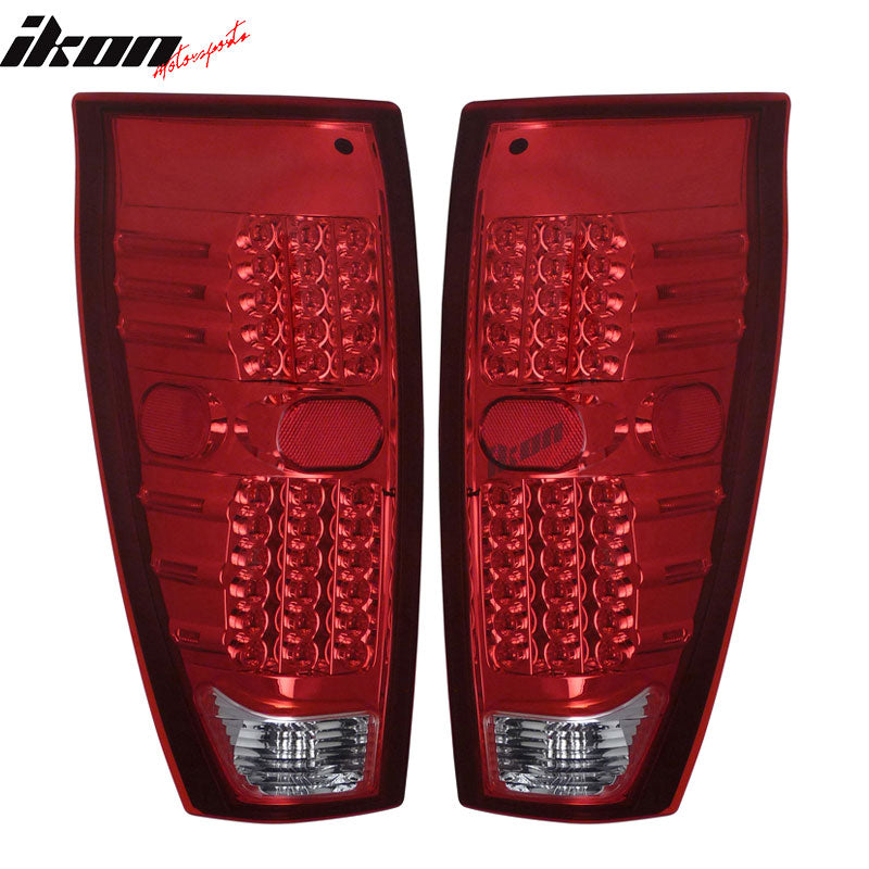 Fits 02-06 Chevy Avalanche LED Tail Lights Lamps Red Clear