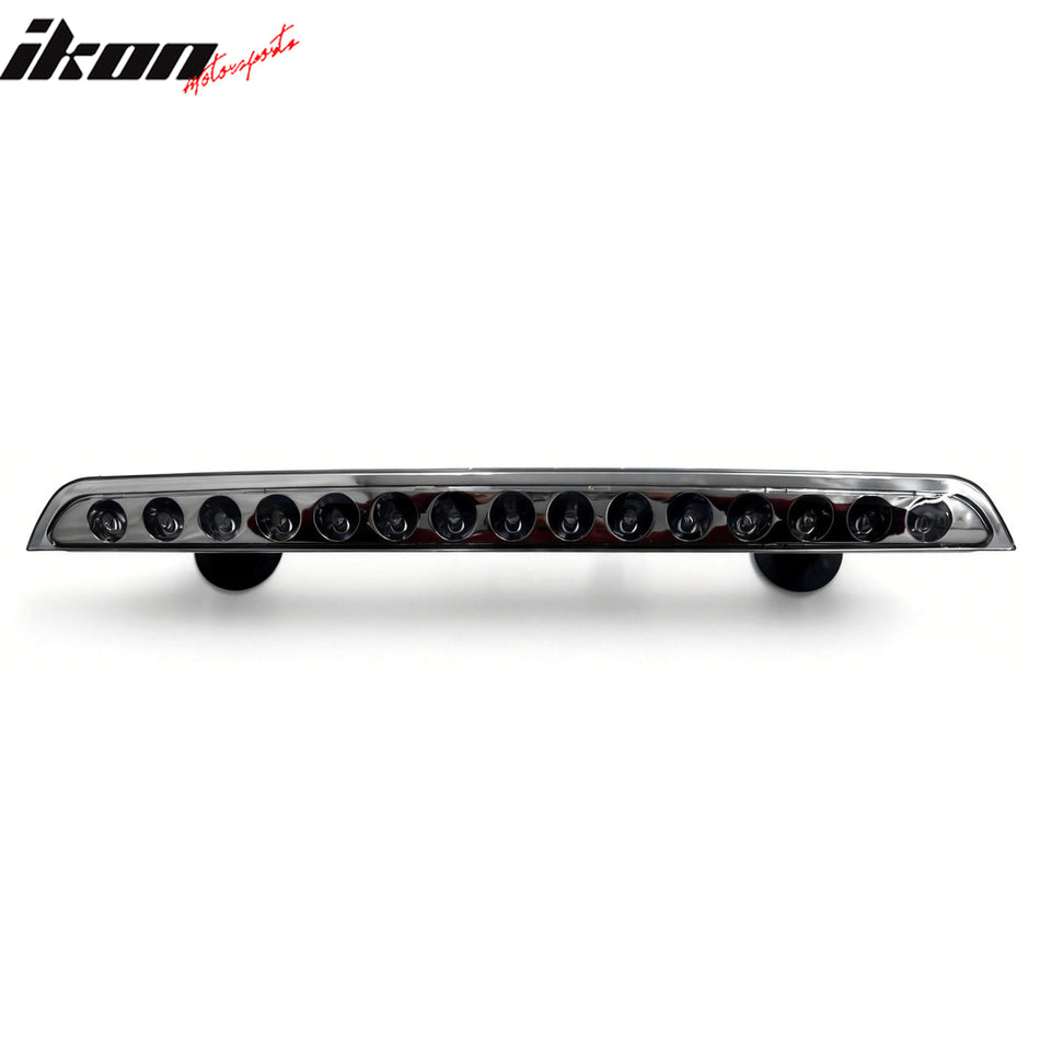 2007-2013 Chevy Suburban Tahoe LED 3rd Brake Light Chrome Housing w/ Smoke Lens