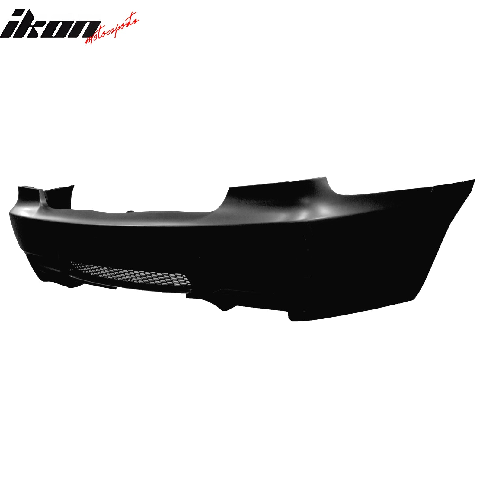 IKON MOTORSPORTS, Rear Bumper Cover Compatible With 2007-2010 BMW E92 3-Series 2-Door Coupe, Unpainted PP M3 Style Bumper Conversion Guard Protector Bodykit