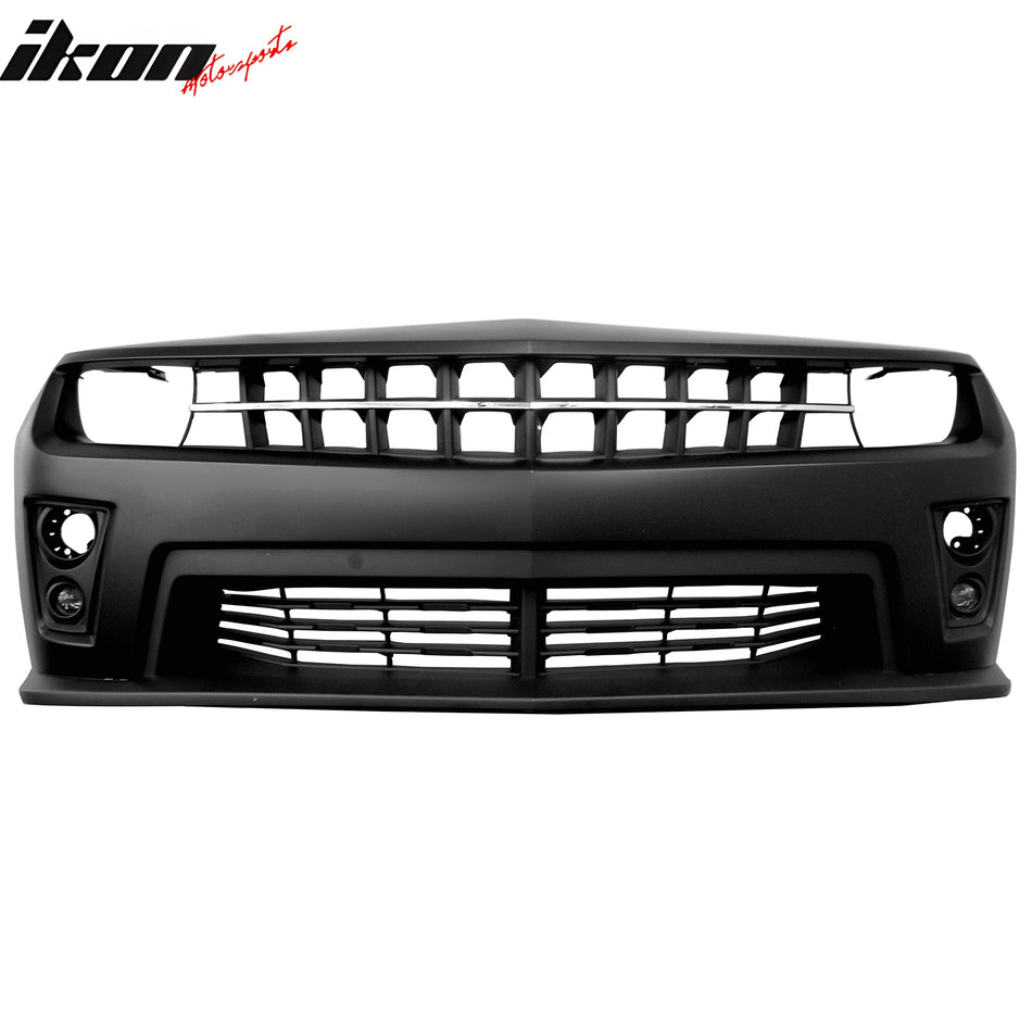 2010-2013 Chevy Camaro ZL1 Style Front Bumper Cover Kit Unpainted PP