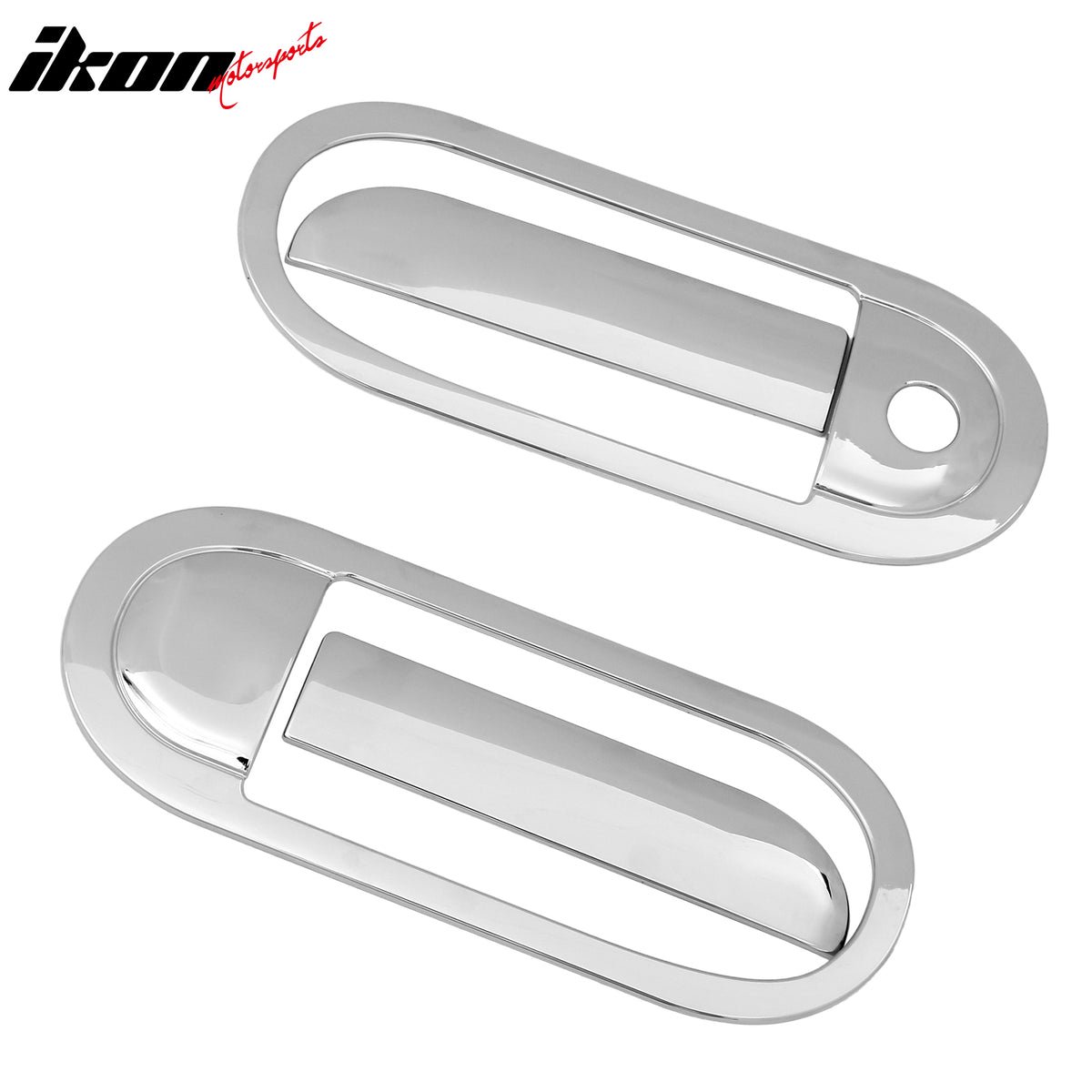 Fits 02-05 Ford Thunderbird Front Rear Door Handle Cover W/ 1-Keyhole Chrome ABS