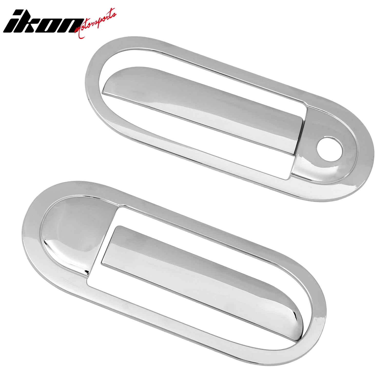 Fits 02-05 Ford Thunderbird Front Rear Door Handle Cover W/ 1-Keyhole Chrome ABS