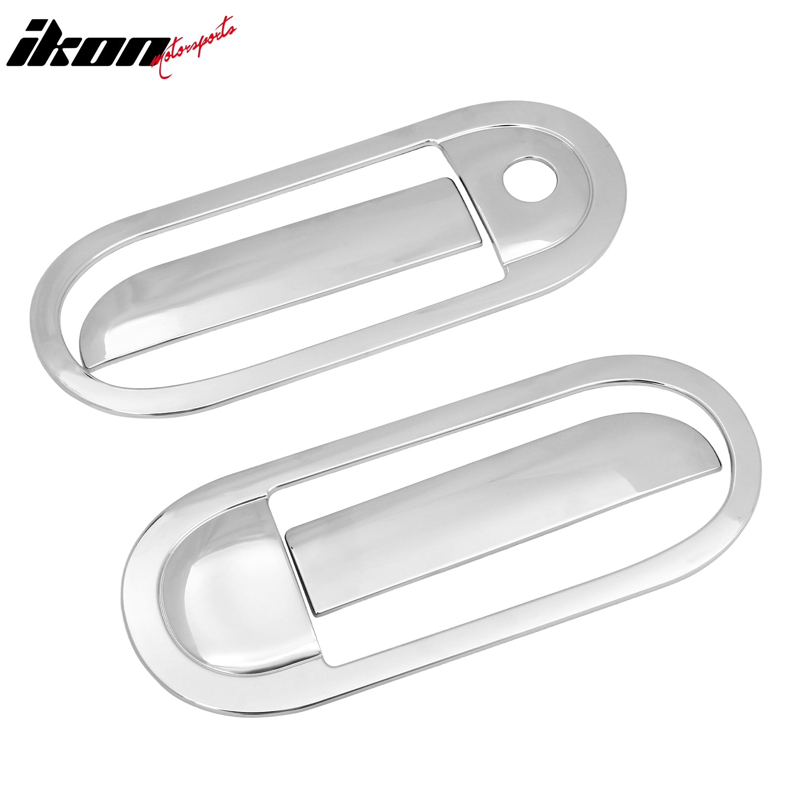 Fits 02-05 Ford Thunderbird Front Rear Door Handle Cover W/ 1-Keyhole Chrome ABS