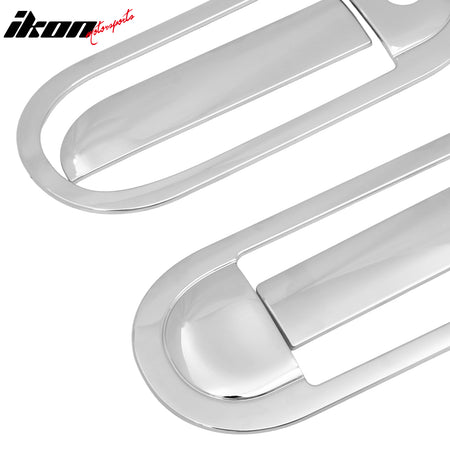 Fits 02-05 Ford Thunderbird Front Rear Door Handle Cover W/ 1-Keyhole Chrome ABS