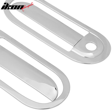 Fits 02-05 Ford Thunderbird Front Rear Door Handle Cover W/ 1-Keyhole Chrome ABS