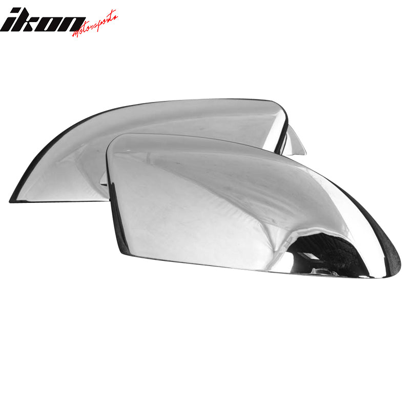 For 05-10 Chrysler 300 300C 06-10 Dodge Charger Magnum Side Mirror Cover Cap 2PC