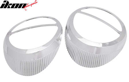 Fits 02-05 Ford Thunderbird 2PCS Rear Taillight Bezel Cover Chrome Trim ABS