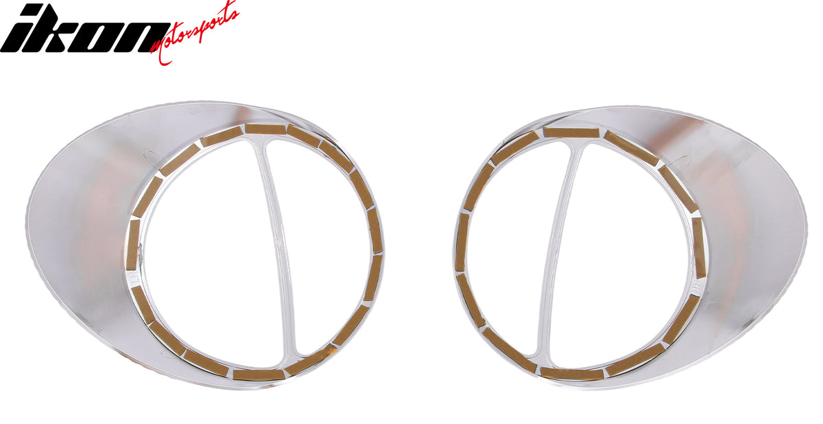 Fits 02-05 Ford Thunderbird 2PCS Rear Taillight Bezel Cover Chrome Trim ABS