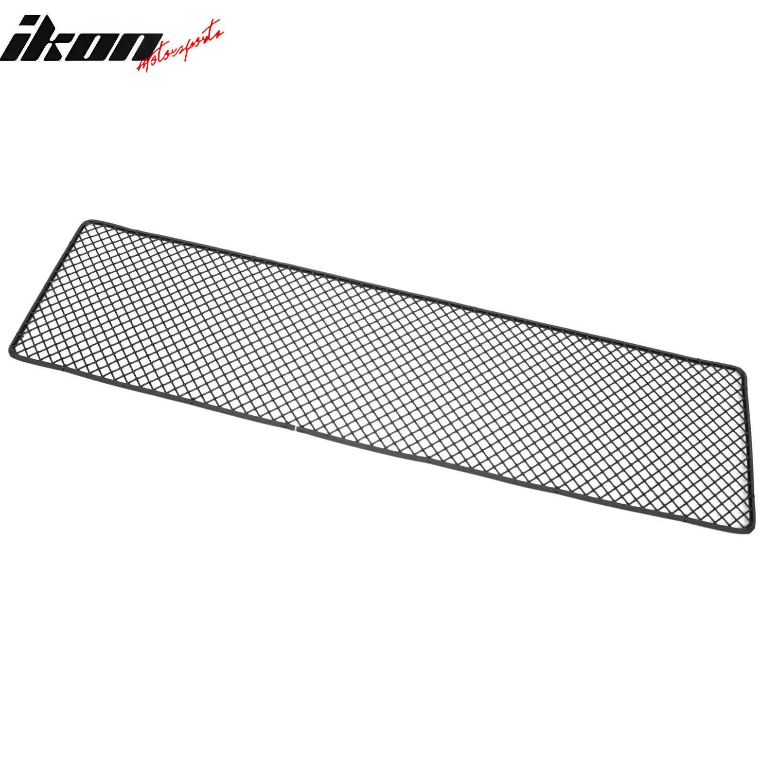 Universal Fit Front Bumper Grille Insert Woven Mesh LockCrimp Style Black