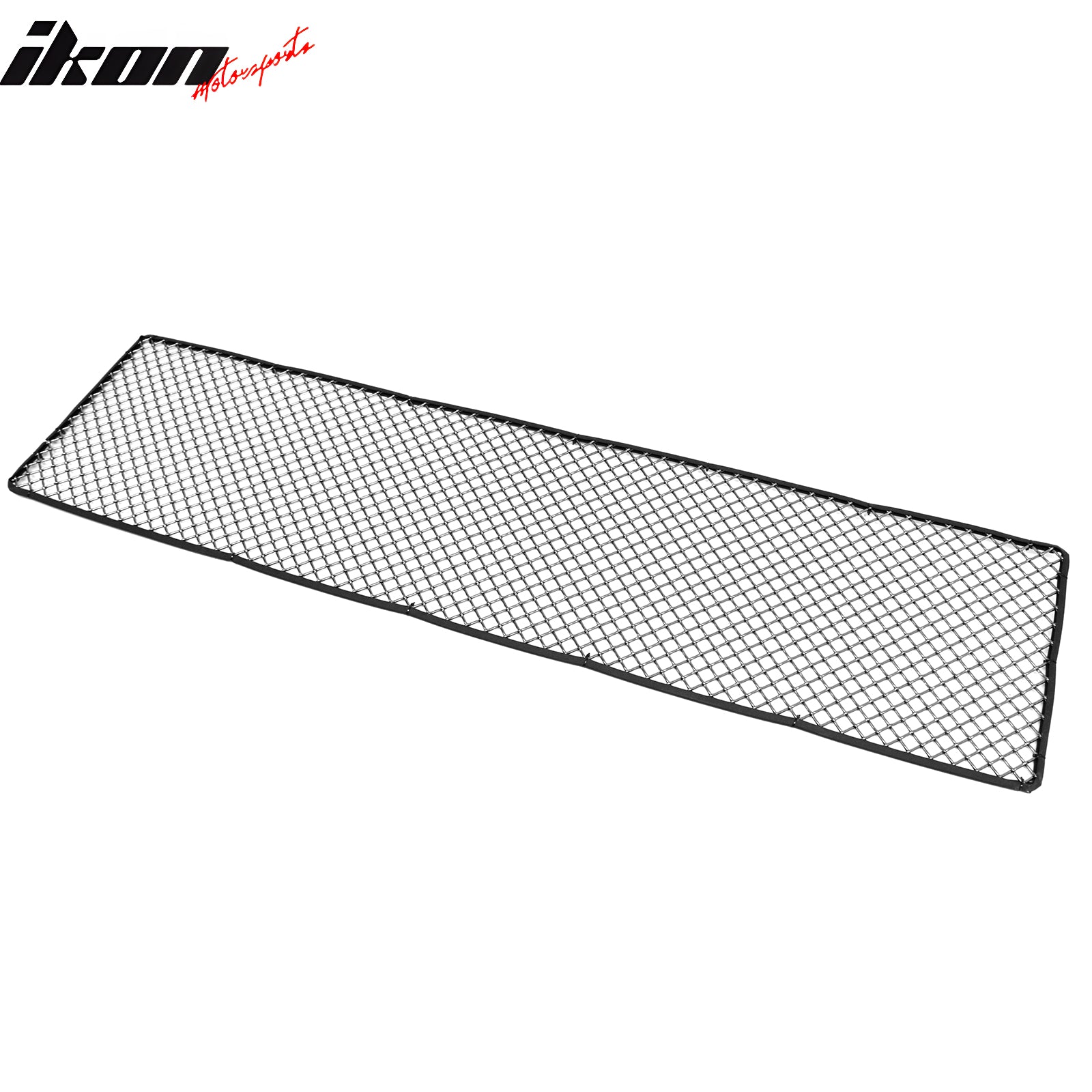 Universal Woven Mesh LockCrimp Front Bumper Grille Insert Assembly Titanium