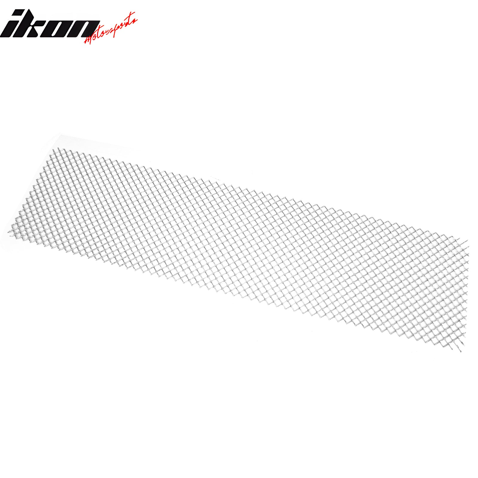 Universal Fit Front Bumper Grille Insert Woven Mesh Style Stainless Steel