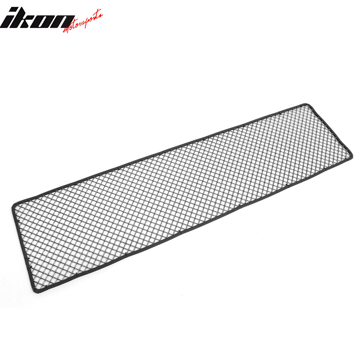 Universal Woven Mesh Lock Crimp Front Bumper Grille Titanium Stainless Steel