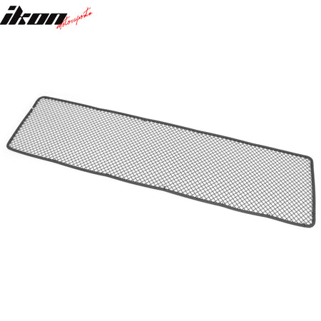 Universal 1'X4' Sheet Front Grille Black + Titanium Mesh Woven Mesh Interchimp