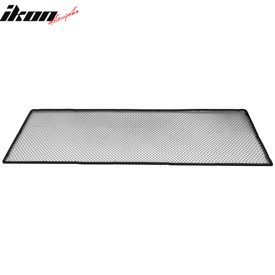 Universal Woven Mesh Interchimp Style Front Insert Grille Stainless Steel Chrome