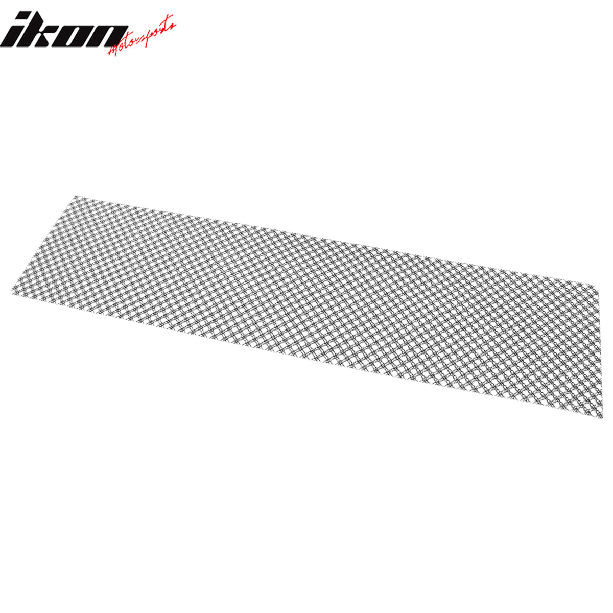 Universal Woven Mesh Lock Crimp Stainless Steel Front Insert Grille Titanium