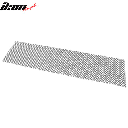 Universal Woven Mesh Lock Crimp Stainless Steel Front Insert Grille Titanium