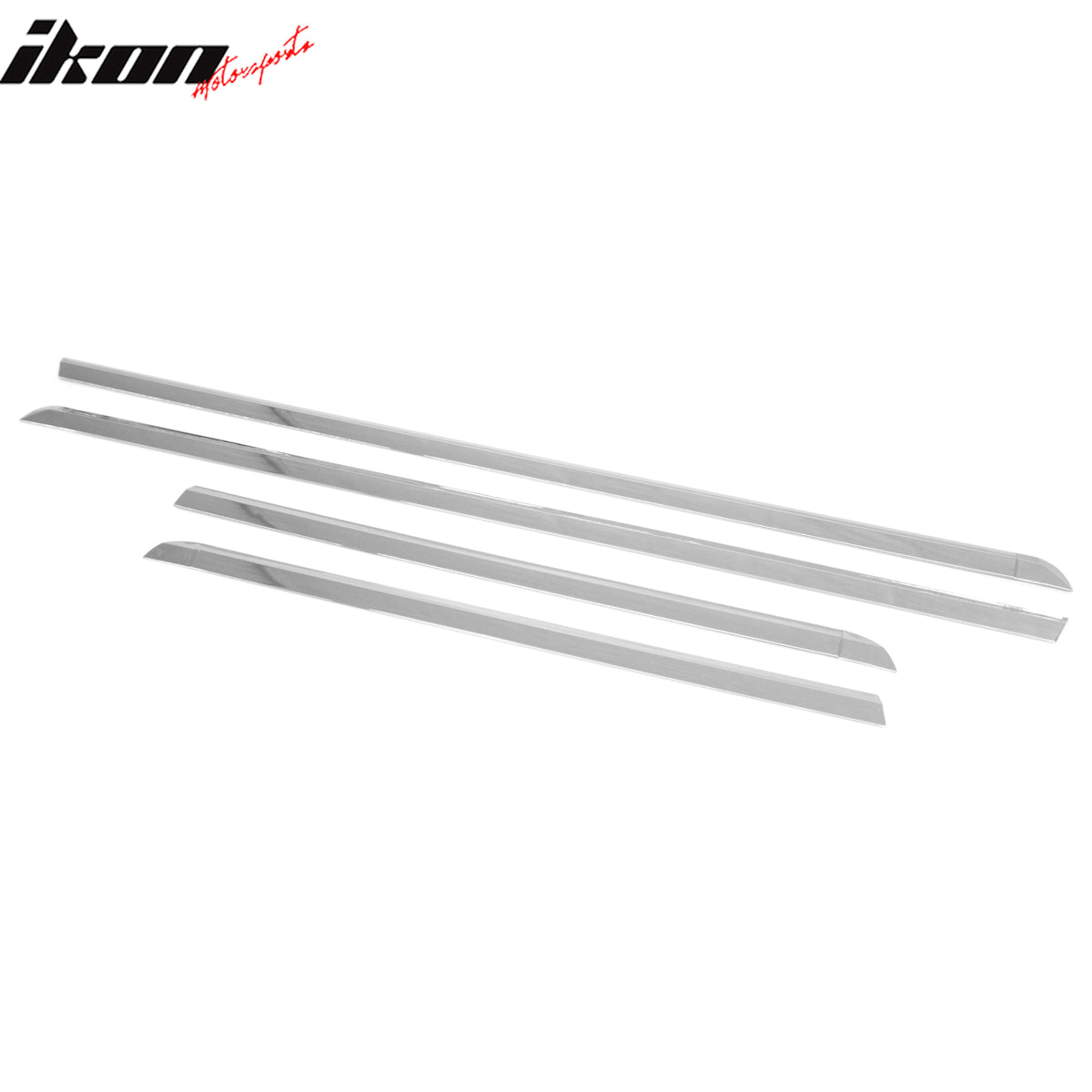 Fits 06-12 Ford Fusion 4PCS Lower Door Molding Kit Mirror Finish Stainless Steel